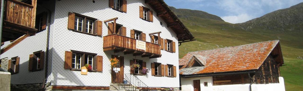 Отель Gasthaus Alpenrose Juf Экстерьер фото